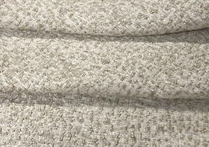 Robert Allen Textured Nubby Metallic Uphol Fabric Glintwood Glacier 5 yds 245992 - Picture 1 of 4