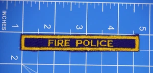 Fire Police rocker patch-vintage - Picture 1 of 2