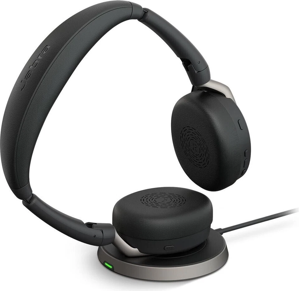 Jabra Evolve2 65 Flex, Link 380 USB-A UC, ANC Stereo-Headset, Ladestation. - Bild 1 von 4