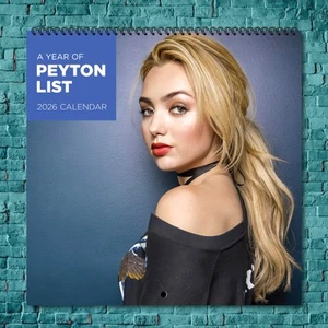 peyton list 2026 Wandkalender, 12 Monate Promi Fotokalender - Bild 1 von 4