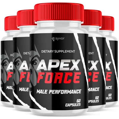 Píldoras Apex Force para hombres Max Strength Apex Force fórmula suplemento 300 cápsulas Foto 1 de 4