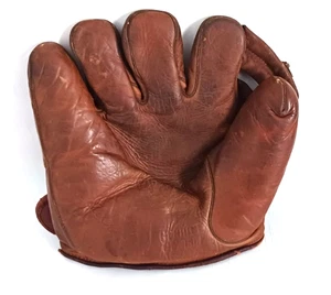 Hutch 1940's Vintage Baseball Glove Pep Young Pirates Split Finger Strap Back - Picture 1 of 9