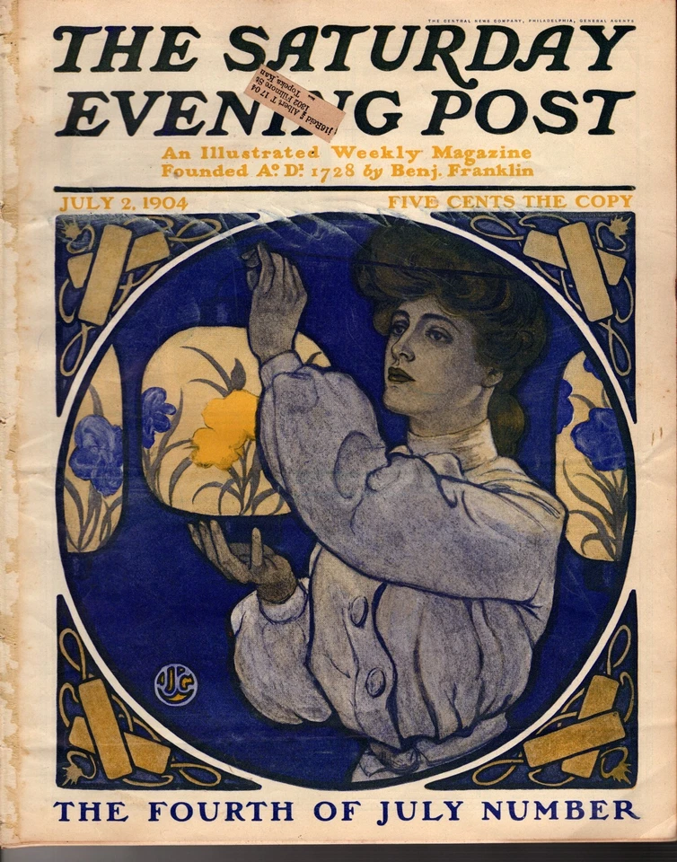 1904 Saturday Evening Post July 2 - Coca Cola ad; Has the Free Negro Failed? - Image 1 of 1