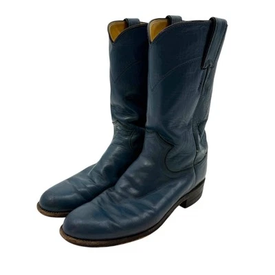 Botas de Vaquero Justin de Colección Cuero Turquesa Roper para Mujer Talla 6.5B Estilo L3080 EE. UU. Foto 1 de 4