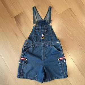 Pantaloncini cargo vintage Mickey Unlimited Jerry Leigh bavaglino denim donna grandi - Foto 1 di 6