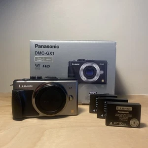 LUMIX DMC-GX1 Micro Four Thirds Camera Body In Silver 16mp Excellent Condition - Picture 1 of 8