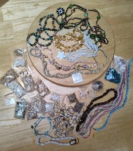 Mixed Shell Bead Jewelry Lot Puka Coral Cork 2+lb - Picture 1 of 19