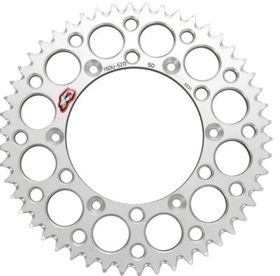 Piñón trasero RENTHAL 50 dientes R150A-520-50 para Honda Yamaha Foto 1 de 4