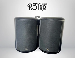 Par de altavoces de estantería redondos negros Infinity Sterling TS probados/funcionan  - Imagen 1 de 1