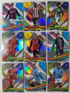 2024-25 Topps Finest UCC Soccer Refractor - RC Senny Mayulu Joshua Kimmich 9 lotes - Imagen 1 de 2