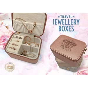 Pre-Personalised Travel Jewellery Box With Inspirational Sentiment - Picture 1 of 75