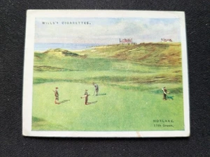 1924 Wills Golfing Card # 9 Hoylake (VG/EX) - Picture 1 of 3