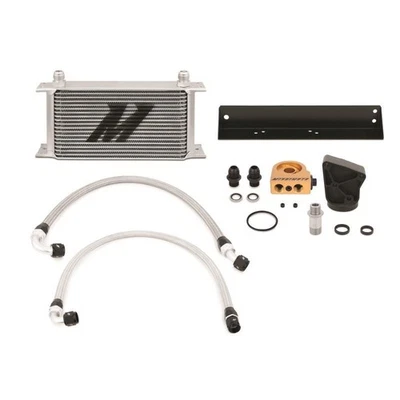 Mishimoto Silver Thermostatic Oil Cooler for 2010-2012 Genesis Coupe 3.8L V6 - Image 1 of 4