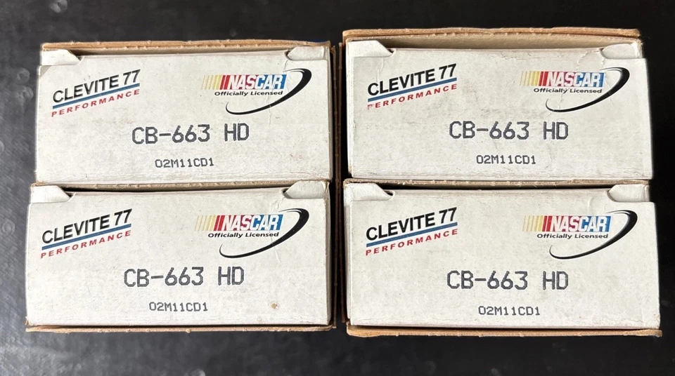 SMALLBLOCK CHEVY CB663HD STD DOWELED ROD BEARINGS Clevite 77 NOS 02M11CD1 - Image 1 of 4