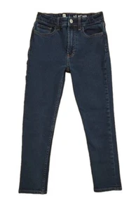 Jeans GAP Sky High Skinny Ankle Blue Denim Jeans Girls Size 10 Adjustable Waist - Picture 1 of 9