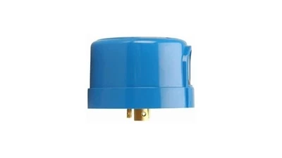 Sensor de luz de bloqueo giratorio de alta resistencia para exteriores Woods 59412WD con fotocélula Foto 1 de 2