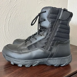 Blauer Rift Waterproof Technical Black Leather Utility Boot Mens Size 13 - Picture 1 of 6