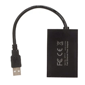 100M Ethernet Server Adapter High Speed Power Saving Mode USB2.0 Port Single NEW - Afbeelding 1 van 12