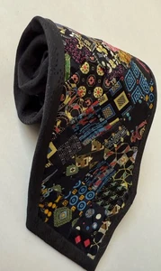 Rara cravatta da lavoro vintage Napoleone lusso patch, fatta a mano in Italia - Foto 1 di 7