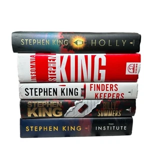 Stephen King Book Lot Of 5 Hardcover Holly Insomnia The Institute Finders Keeper - Picture 1 of 21