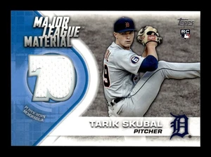 Tarik Skubal 2021 Topps Serie 2 #MLM-TS Materiales de Grandes Ligas Reliquia de Novato RC - Imagen 1 de 2