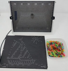 Vintage Lite Brite Original Box With Pegs 1981 Works! - Picture 1 of 12