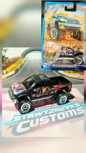 Hot Wheels Toyota Tundra **Custom KISS W Spectraflame And Real Riders *** - Picture 1 of 3