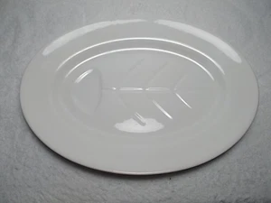 Vintage Ideal Ironstone Ware Tree Of Life White Oval Serving Plate Platter - Picture 1 of 5