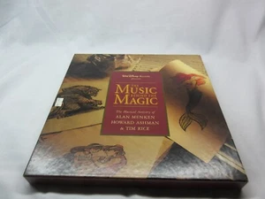 Walt Disney The Music Behind The Magic 4 CD Set + Book Presentation Box Tested - Imagen 1 de 3