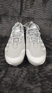 ADIDAS Mens Icon 6 Bounce Baseball Cleats FV9353 Gray & White (NWT) Size 8 - Picture 1 of 6
