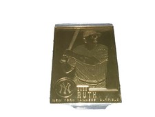 NEW YANKEES BASEBALL 1996 BABE RUTH CMG #30 22k GOLD FOIL CARD - SEALED