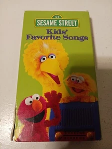 Sesame Street Kids' Favorite Songs VHS Tape - Foto 1 di 2