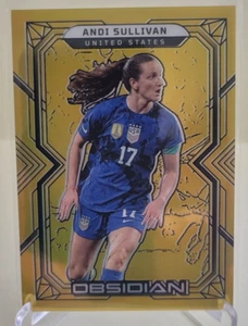 2022-23 Panini Obsidian Andi Sullivan Gold Flood #124 Ser #6/10 United States - Bild 1 von 2