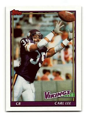 Carl Lee 1991 Topps #388 Minnesota Vikings NM-MINT - Image 1 of 2