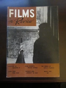 Films In Review Magazine March 1956 Claire Bloom Laurence Olivier Richard III - Picture 1 of 2