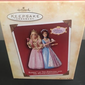 Hallmark Keepsake Ornament - BARBIE AS THE PRINCESS AND THE PAUPER - New - Picture 1 of 3