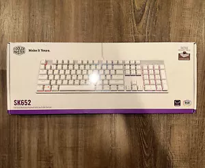 Cooler Master SK652 RGB Mechanical Gaming Keyboard - White Connectivity: Wired - Picture 1 of 4