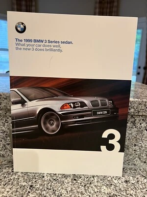 BMW 328i 323i 1999 serie 3 sedán 66 páginas original auto folleto de venta catálogo Foto 1 de 2