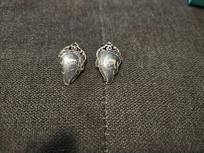 Siam 925 Sterling Silver Clip On Earrings. SAILING SHIP. - Image 1 of 4