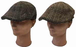 IVY Newsboy Duckbill Caxbie Golf Conducción a Cuadros Patrón Gorra de Algodón Sombrero - Imagen 1 de 7