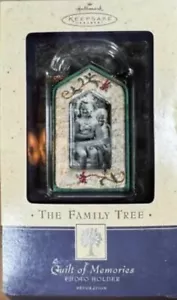 Adorno de recuerdo HALLMARK de colección 2003 Quilt Of Memories The Family Tree Series - Imagen 1 de 6