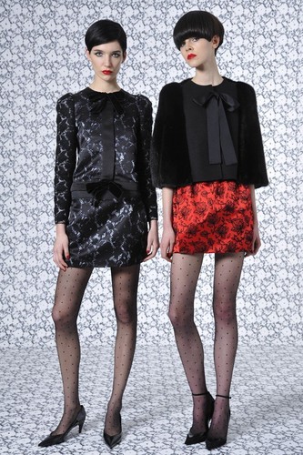 LOUIS VUITTON（LV） GIACCA GONNA ABITO EDITORIALE RUNWAY LOUIS VUITTON CAPPOTTO GRIGIO NERO NUOVA TAGLIA XS