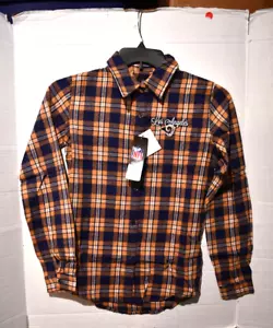 Neu mit Etikett FOCO Los Angeles Rams NFL langärmliges kariertes Flanellhemd für Herren Größe Small - Bild 1 von 6