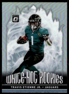 2021 DONRUSS OPTIC WHITE HOT ROOKIE HOLO Travis Etienne Jr. Clemson Tigers #211 - Image 1 of 2