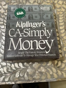 Kiplinger's CA-Simply Money PC Computer Program Software 3.5" Hard Disk 1993 - Picture 1 of 8