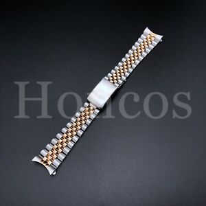 22 MM President jubilee Watch Band Bracelet Fits for Rolex Stainless Silver New