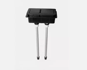 Mondella Black Dual Flush Toilet Buttons - Suits Rococo And Concerto Toilets - Picture 1 of 1