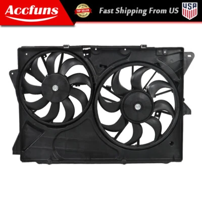 Conjunto de ventilador de refrigeración del radiador con cubierta para Ford Explorer Flex Lincoln MKT 13-19 Foto 1 de 4