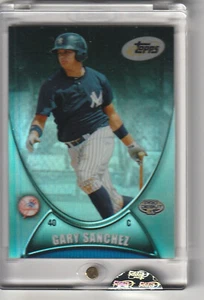 2011 eTOPPS MINOR LEAGUE PRO DEBUT GARY SANCHEZ GCL YANKEES ROOKIE #d 162/749 - Bild 1 von 2