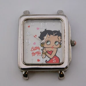 Betty Boop 72BBF002 Silver Tone Case Quartz Analog Women's Watch New Battery - Picture 1 of 10
